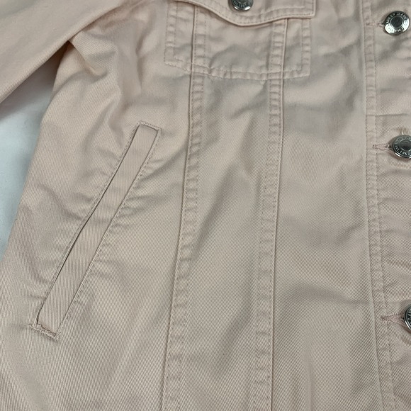 Vtg Lauren Jeans Co Ralph Lauren Bashful Pink Trucker Denim Jacket Small - Picture 6 of 16
